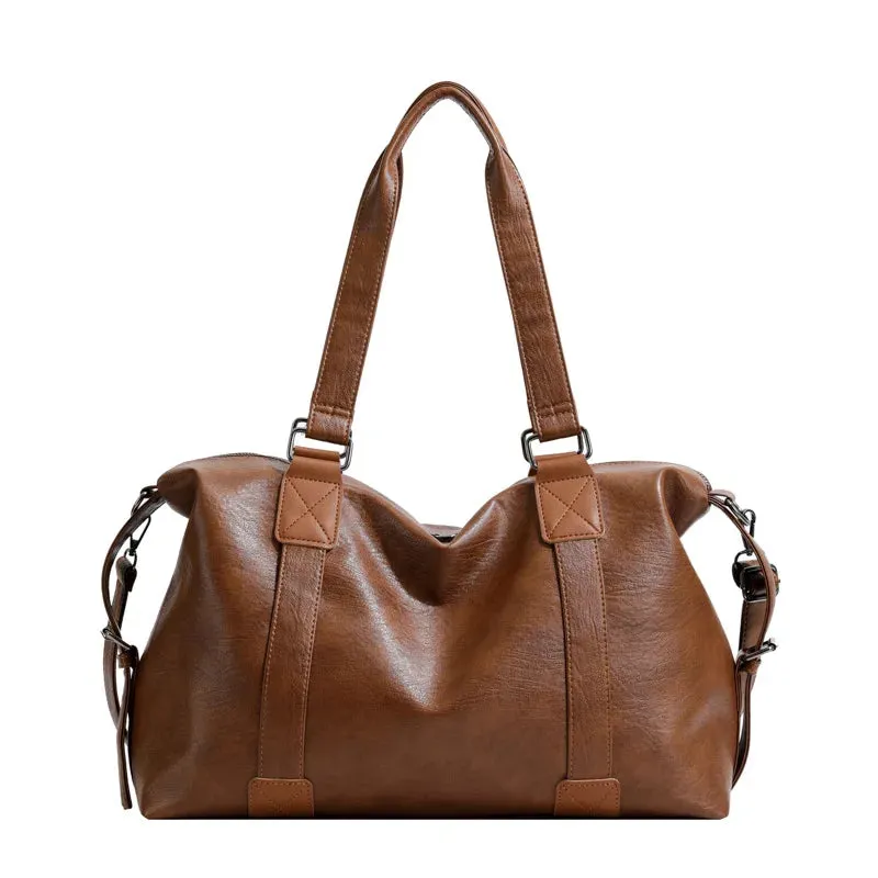 TAVIMART  -  Large capacity women handbag new PU tote bag shoulder bag travel crossbody bag shoulder bag