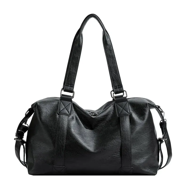 TAVIMART  -  Large capacity women handbag new PU tote bag shoulder bag travel crossbody bag shoulder bag