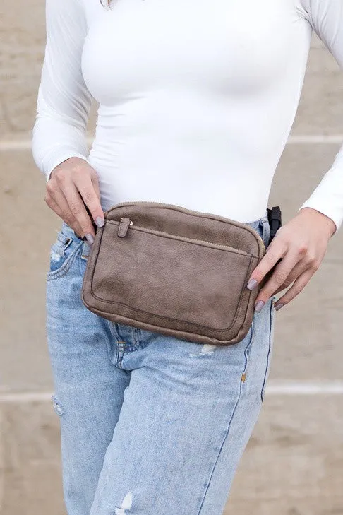 TEEK - Vegan Leather Everywhere Sling Belt Bag
