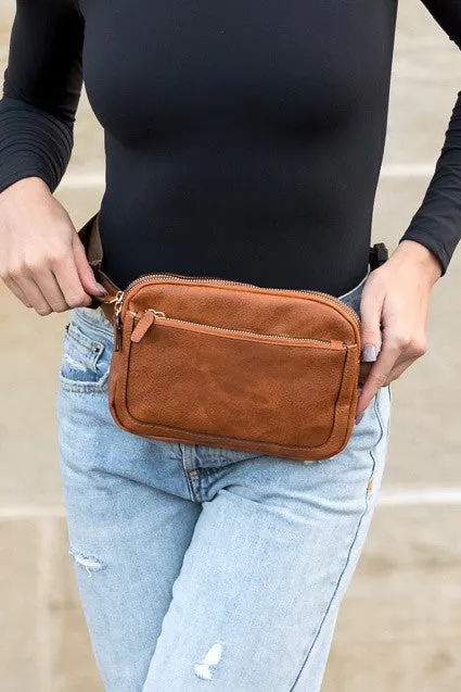 TEEK - Vegan Leather Everywhere Sling Belt Bag