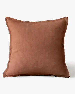 Terracotta Linen Cover