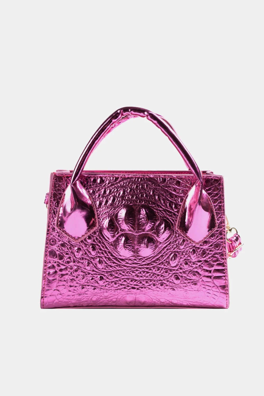 Textured Faux Leather Crossbody Bag