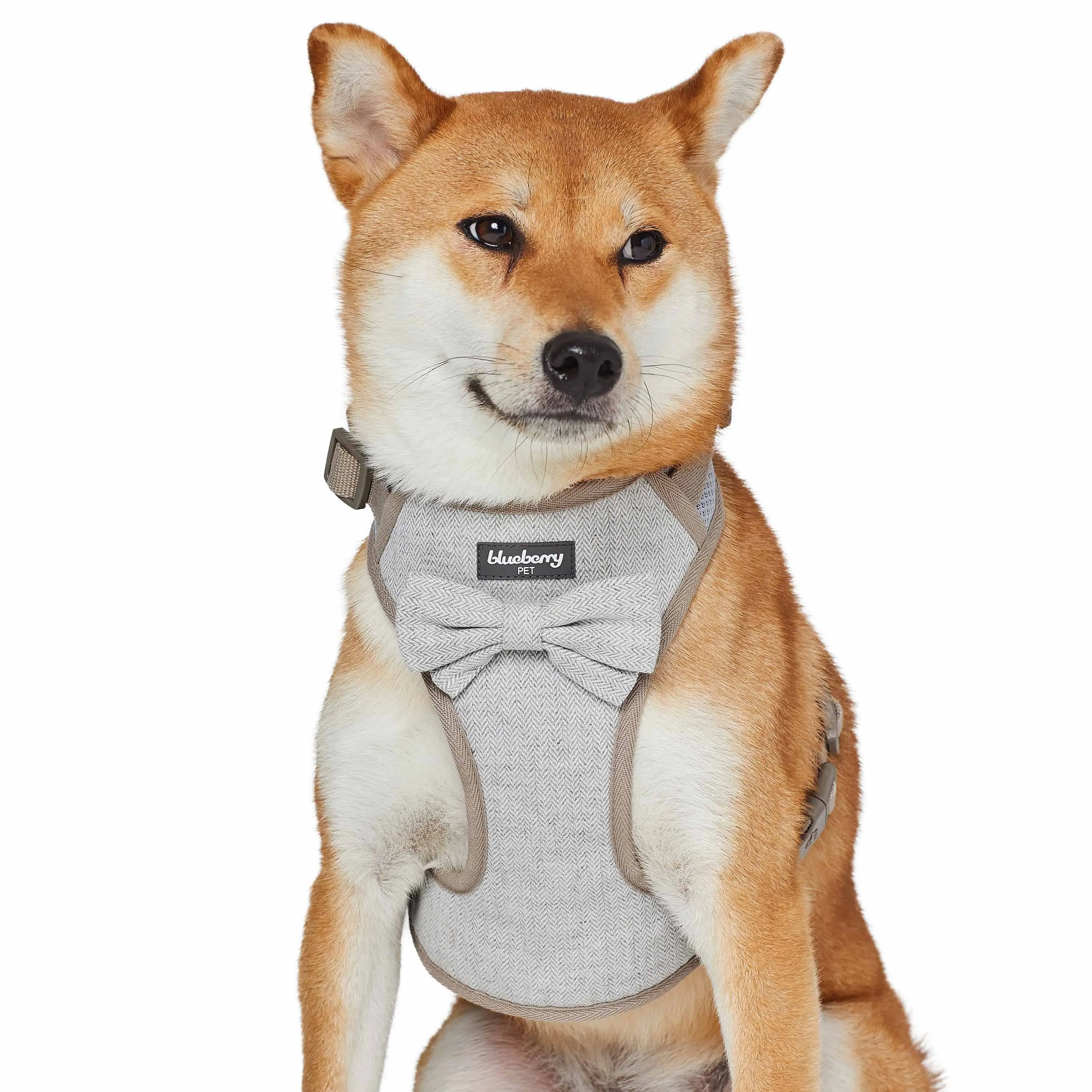 Textured Tweed Dog Harness Vest