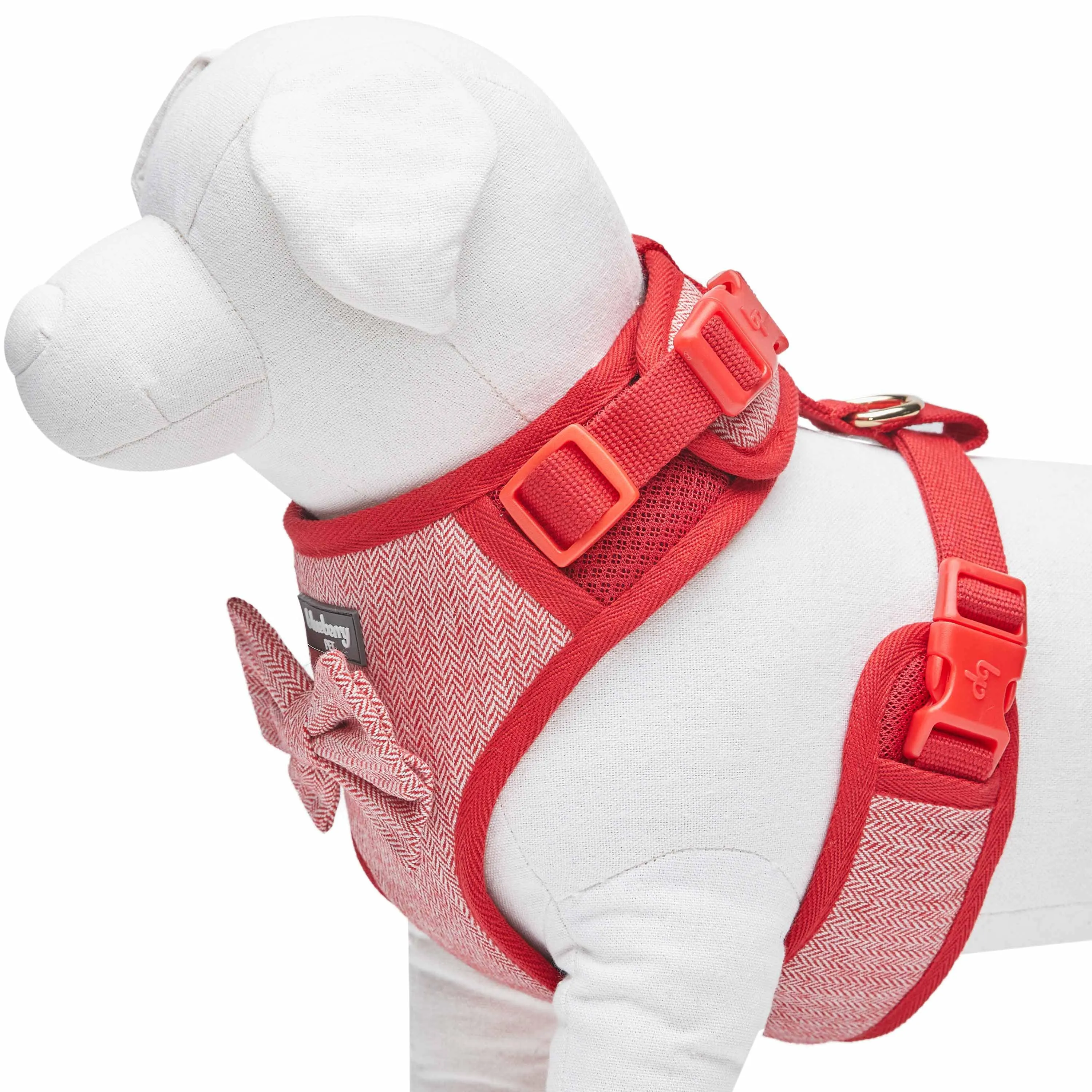 Textured Tweed Dog Harness Vest