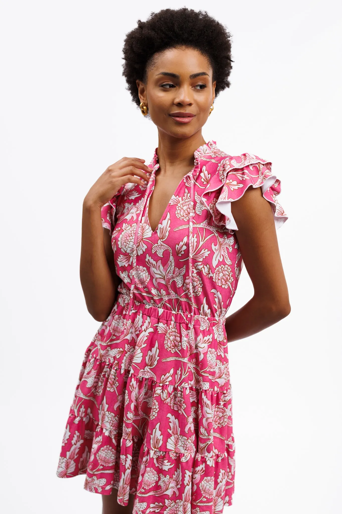 The Maeve Dress - Tuileries Bloom Pink
