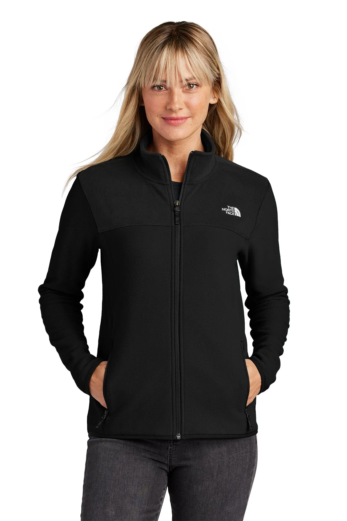 The North Face Ladies Glacier Custom Fleece Jackets, Black