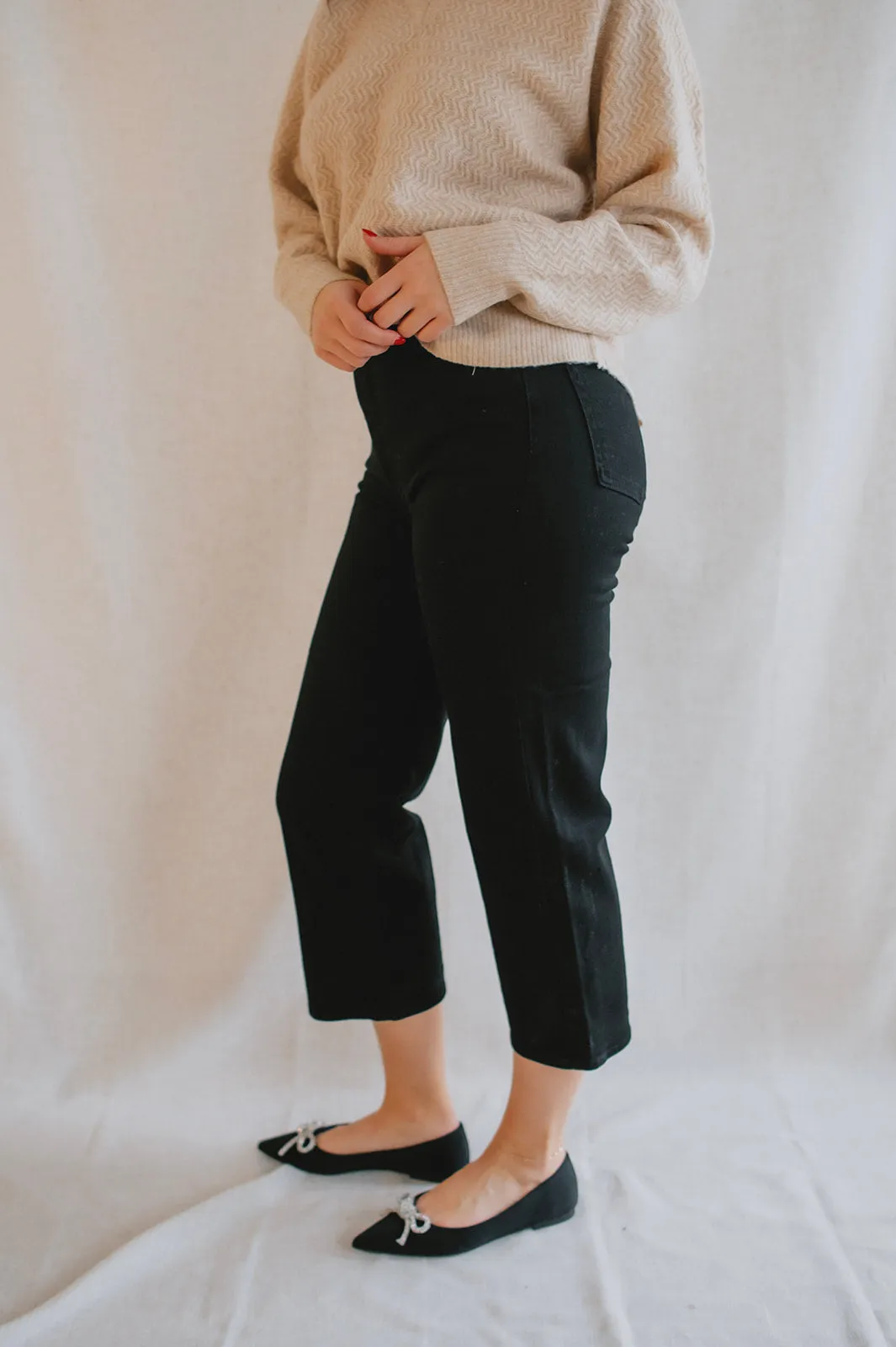 The Savannah Denim by Modern American - Solid Black