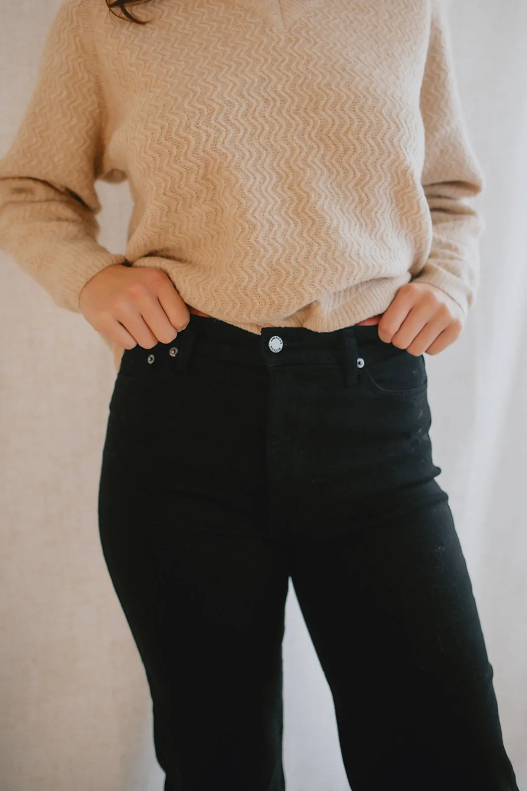 The Savannah Denim by Modern American - Solid Black