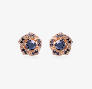 THIALH - DATURA • BLOSSOM - Black Diamond Duality Earrings