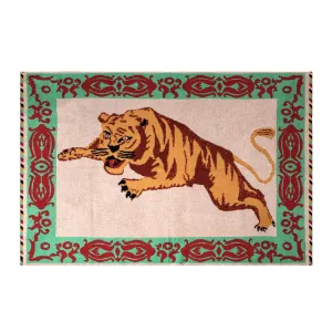 Tiger Tapestry Cashmere Blankets by Saved NY