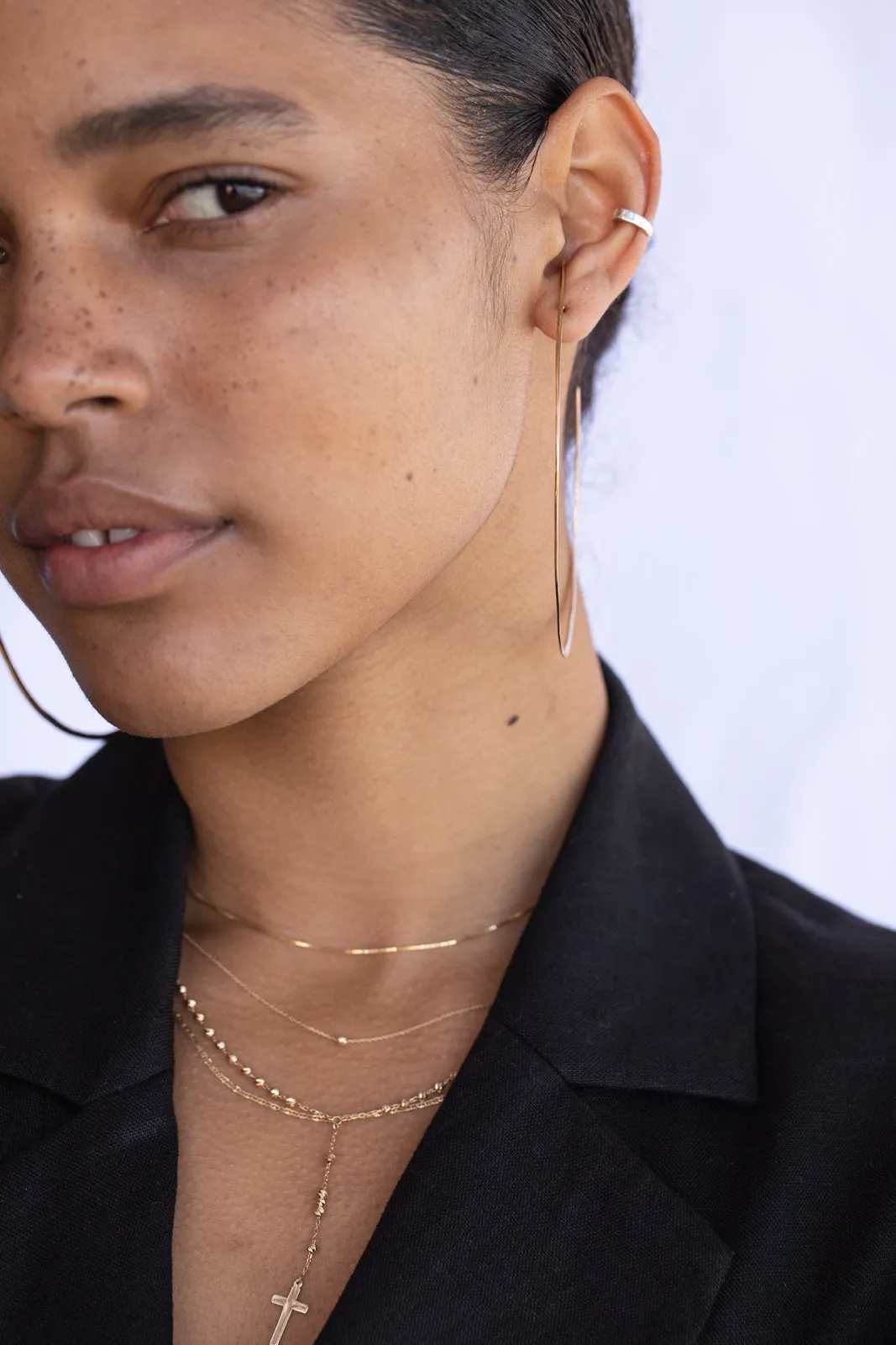 Tiny Battered Hoops | Gold