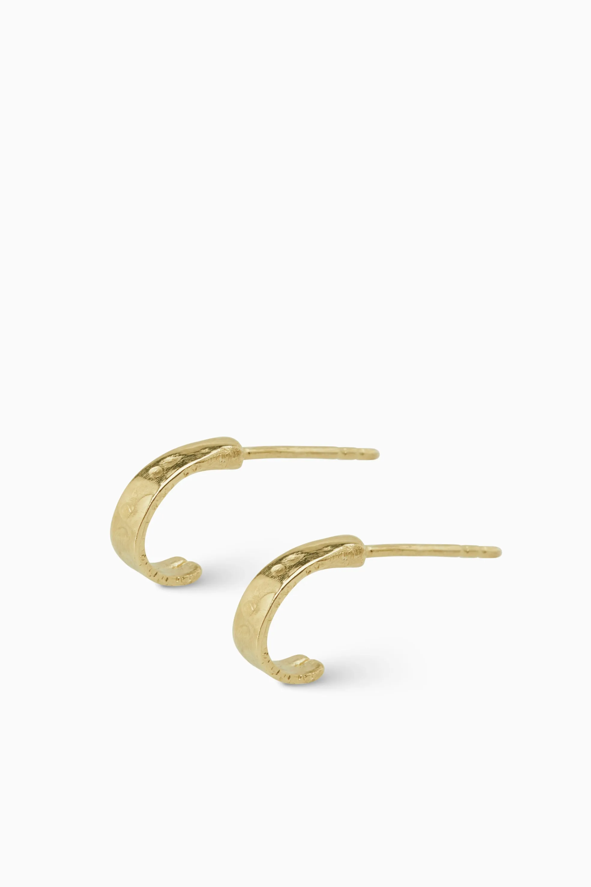 Tiny Battered Hoops | Gold