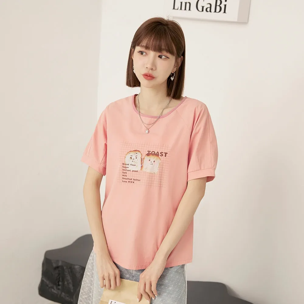 Toast Cotton T-Shirt Top