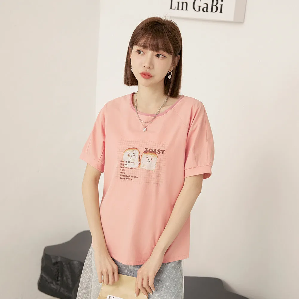 Toast Cotton T-Shirt Top
