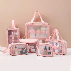Transparent PVC Frosted Storage Bag, HG0122