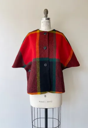 Trembly 1960s Wool Capelet