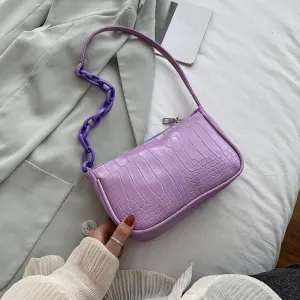 Trendy Chic Chain Strap Shoulder Bag