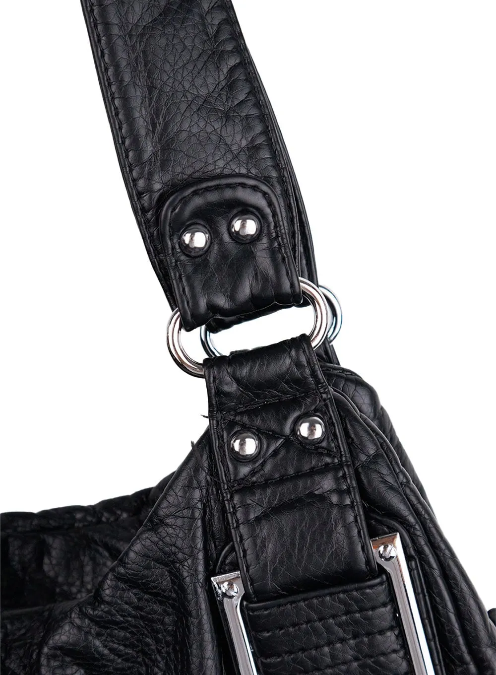 Trendy Faux Leather Shoulder Bag CN412