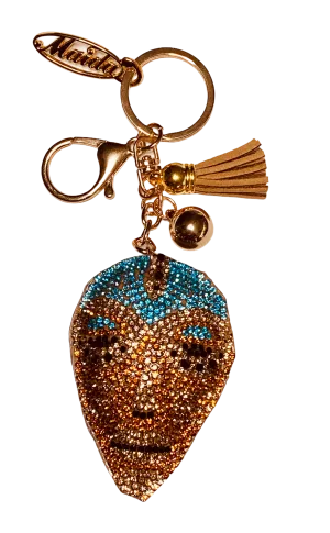 TRIBAL MASK KEY CHAIN - EXCLUSIVE