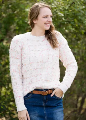 Tweed Textured Cozy Sweater - FINAL SALE