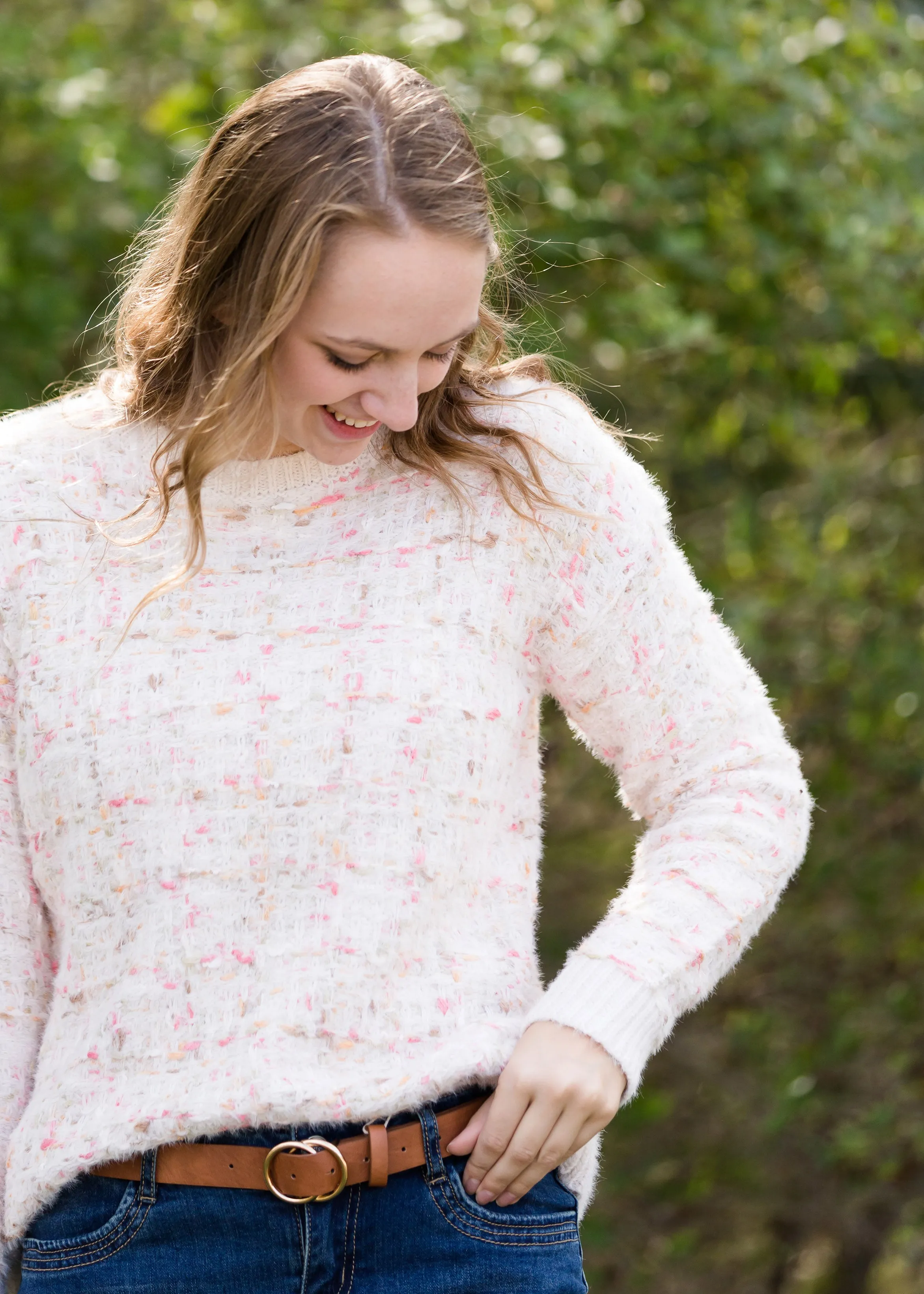 Tweed Textured Cozy Sweater - FINAL SALE
