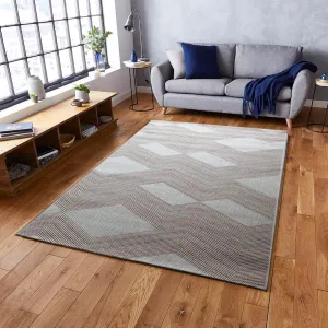 Twist Flat weave Chevron Patterned Rug-160 x 230cm