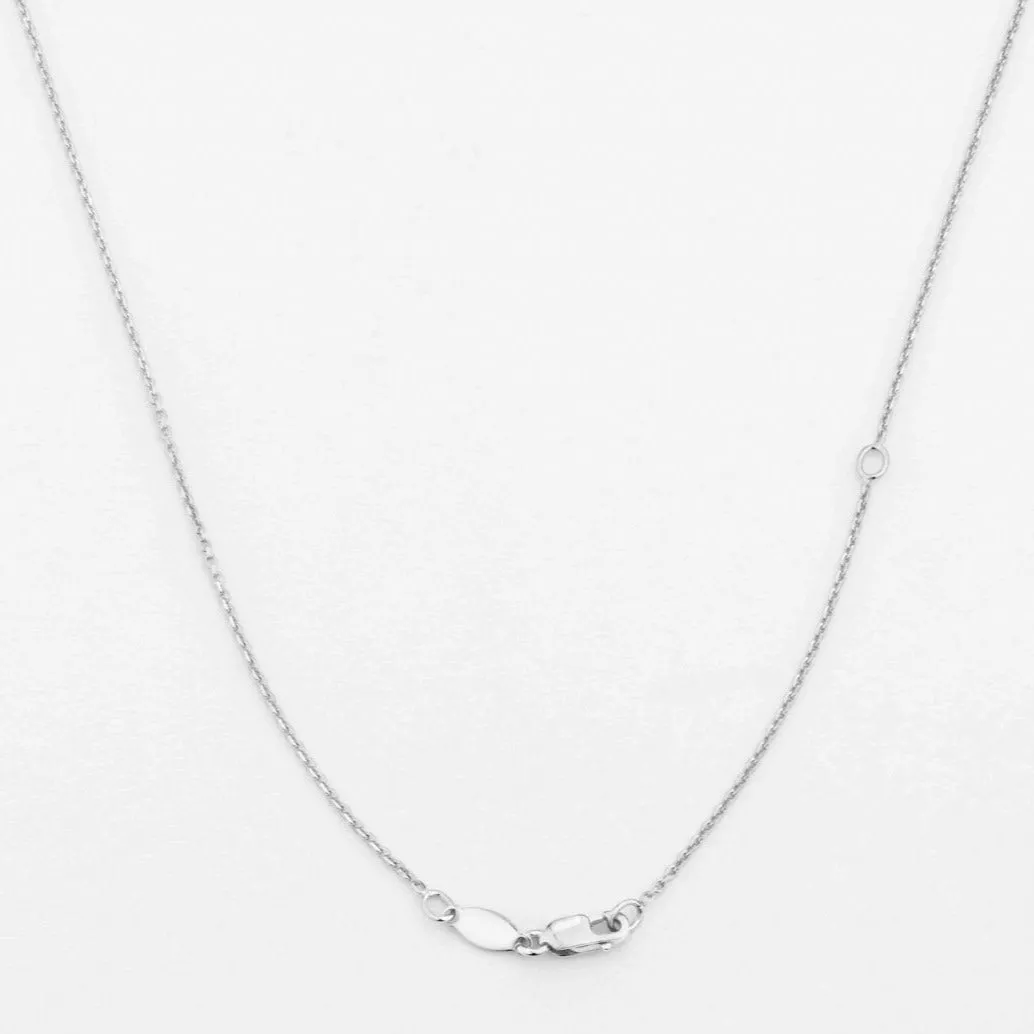 Twizzle Chain Necklace in Silver