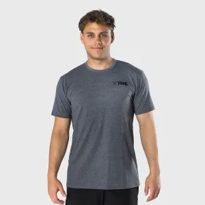 TWL - MEN'S EVERYDAY T-SHIRT SL - CHARCOAL MARL/BLACK