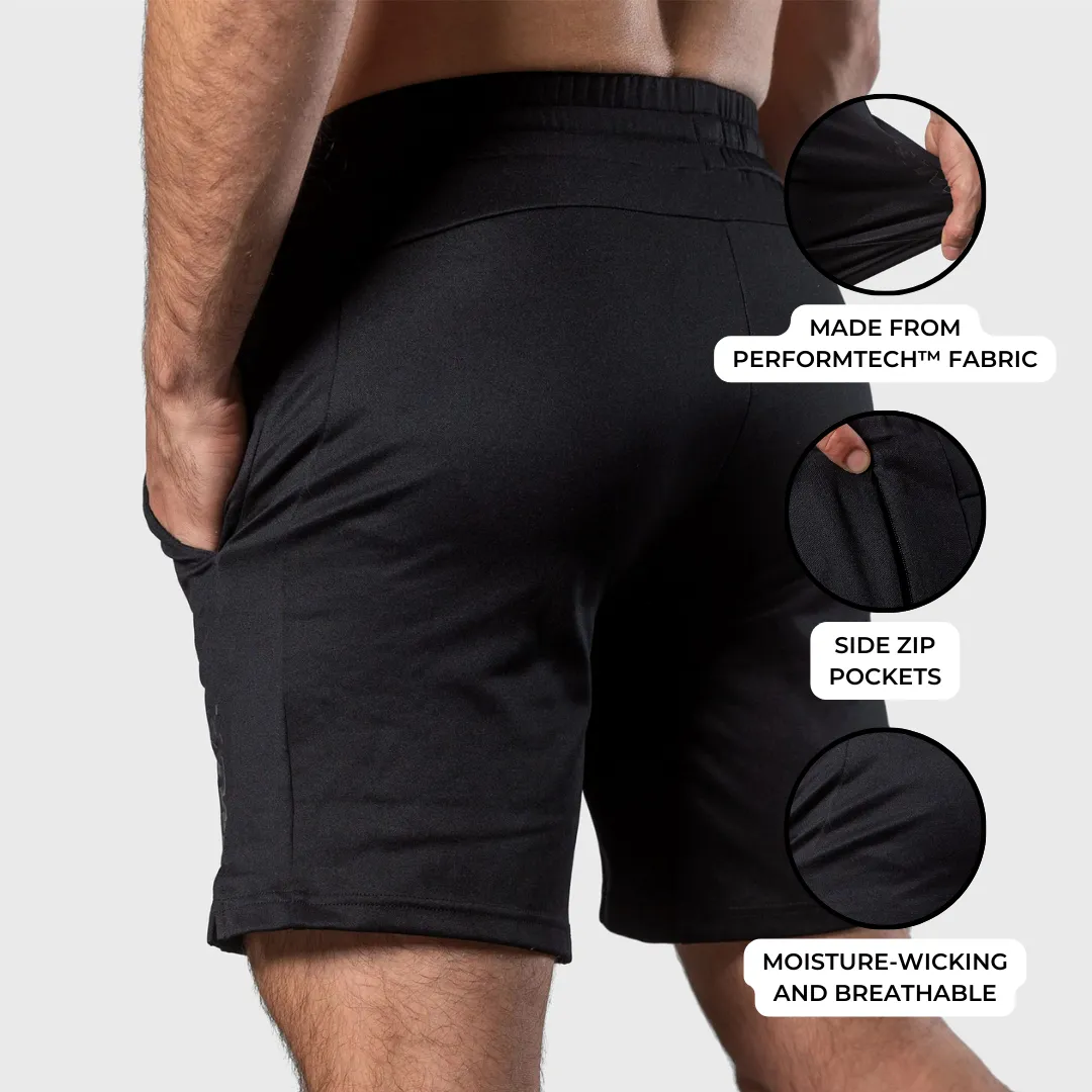 TWL - MEN'S TACTICAL SHORTS - BLACK