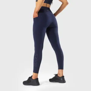 TWL - WOMEN'S ENERGY HIGH WAISTED 7/8TH TIGHTS - ATHLETE - MIDNIGHT NAVY