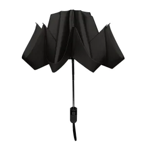 Unbelievabrella Compact Reverse Umbrella – Black