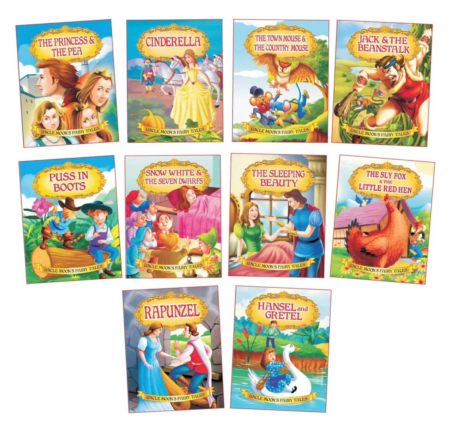 Uncle Moon’s Fairy Tales – 10 Books Pack