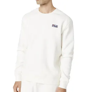 Unisex Garran Soft Fleece Crewneck Sweatshirt Gardenia and Black