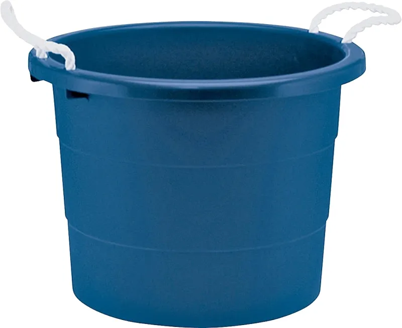 United Solutions TU0014 Utility Tub, 20 gal Capacity, Plastic, Blue :EA: QUANTITY: 6