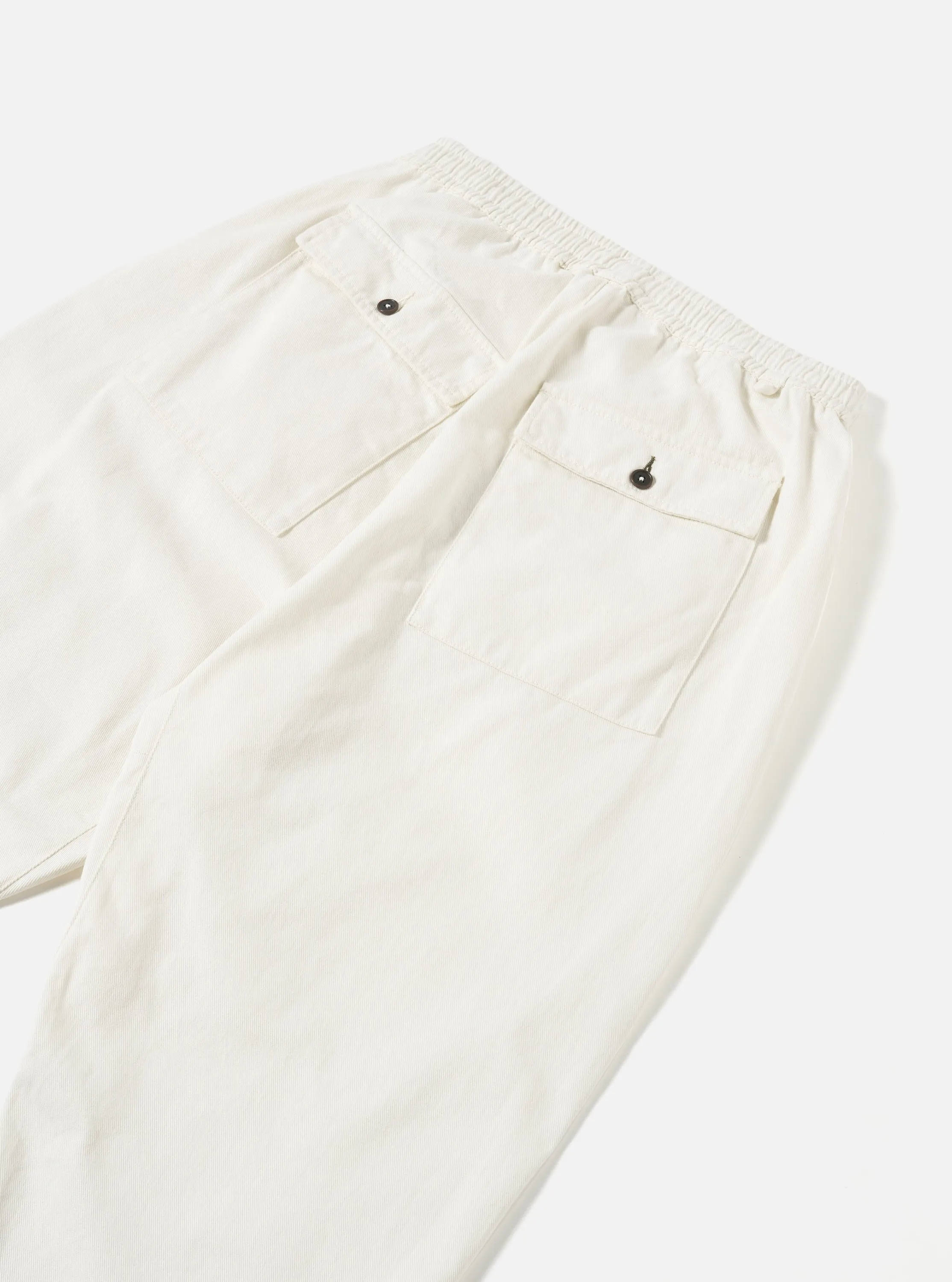 Universal Works Braga Pant in Winter White Winter Twill