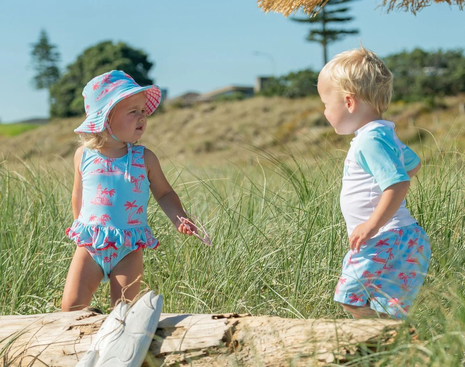 UPF 50  Swimsuit - Lighthouse Island