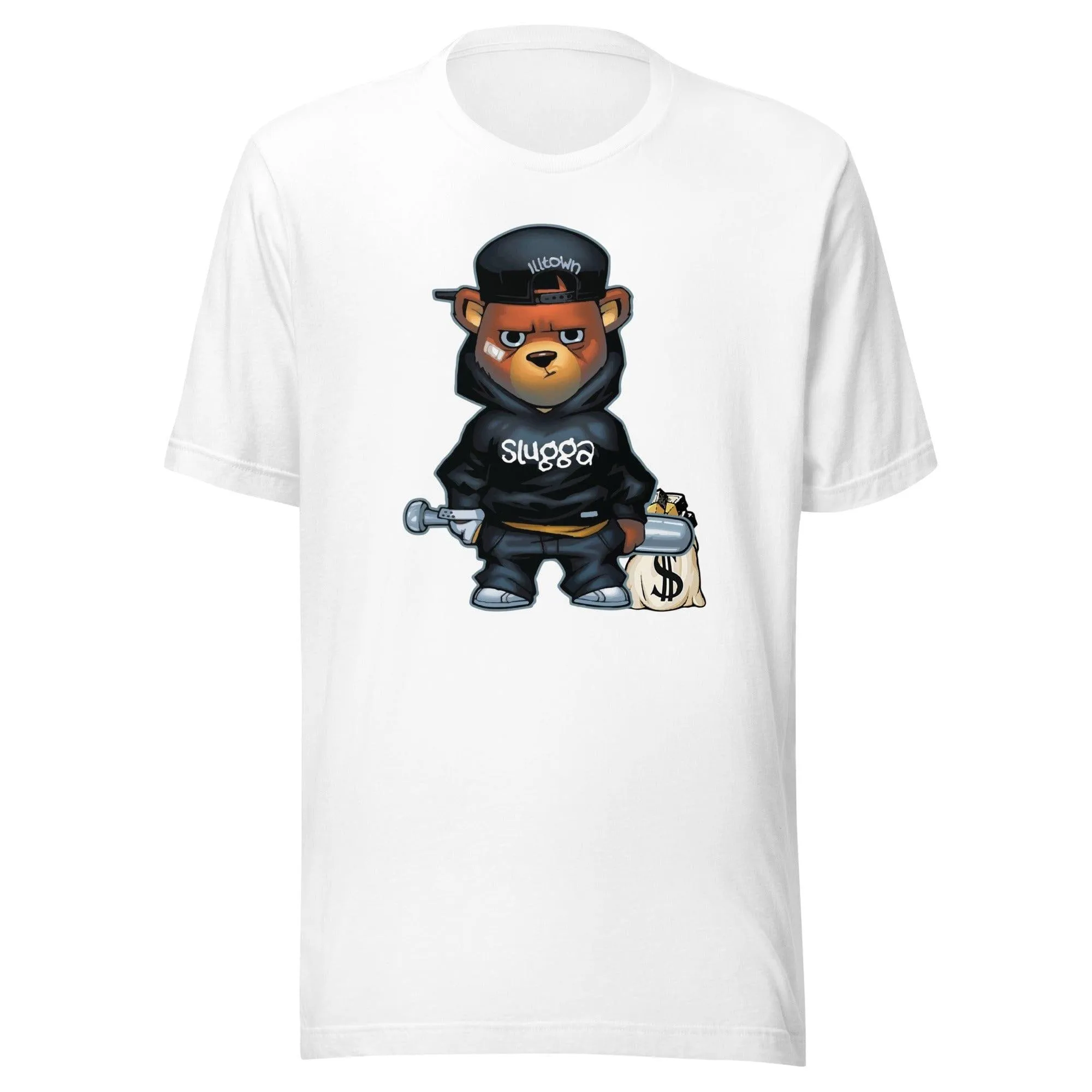 Urban T-shirt Sluggah Short Sleeve DTG Printed Unisex Premium Top