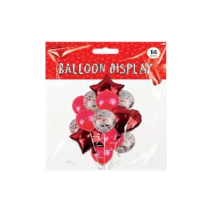 Valentines Day Decorative Balloon Display Pack | Pack of 14
