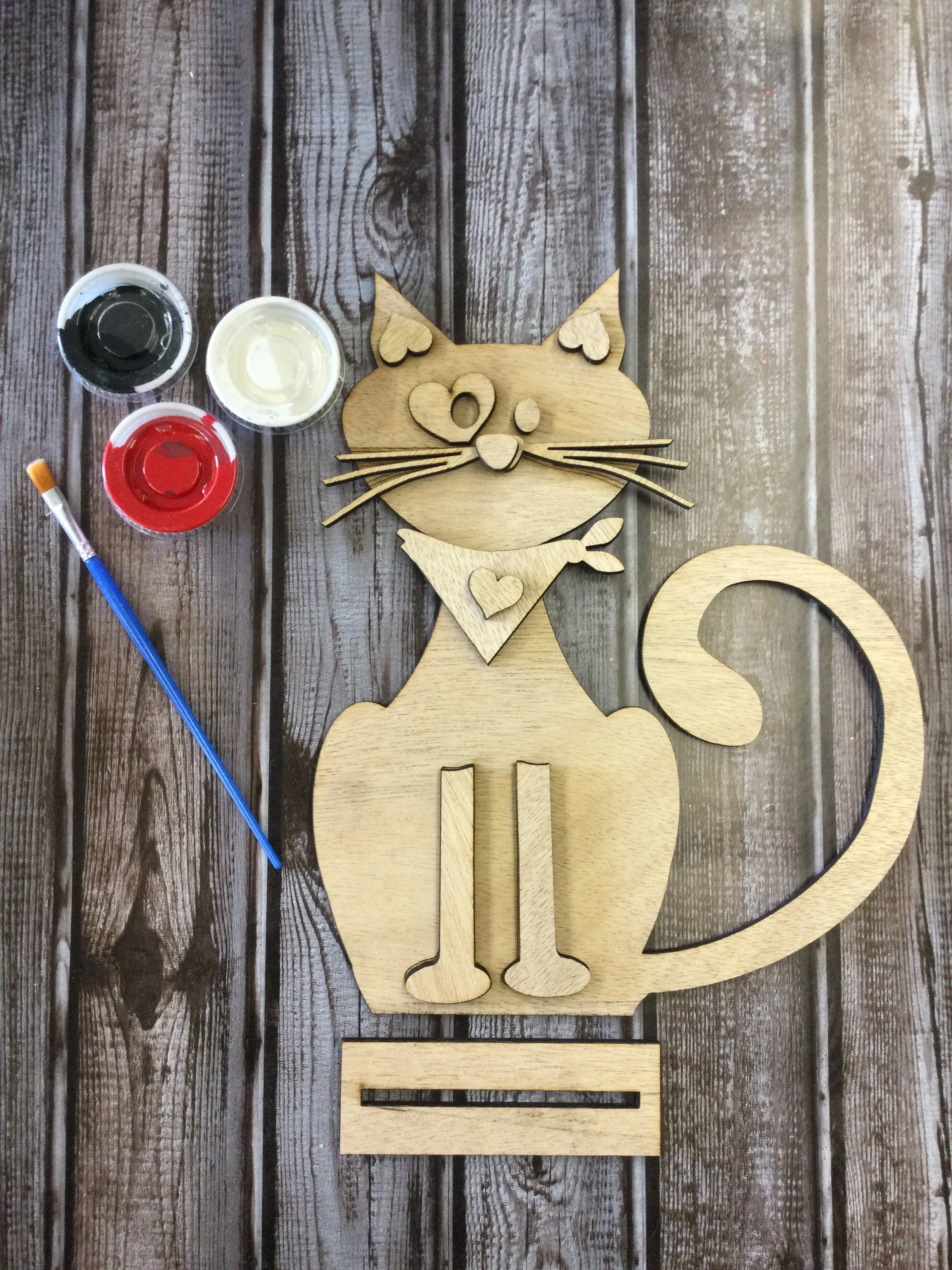 Valentines Day Kids Kit cat without supplies