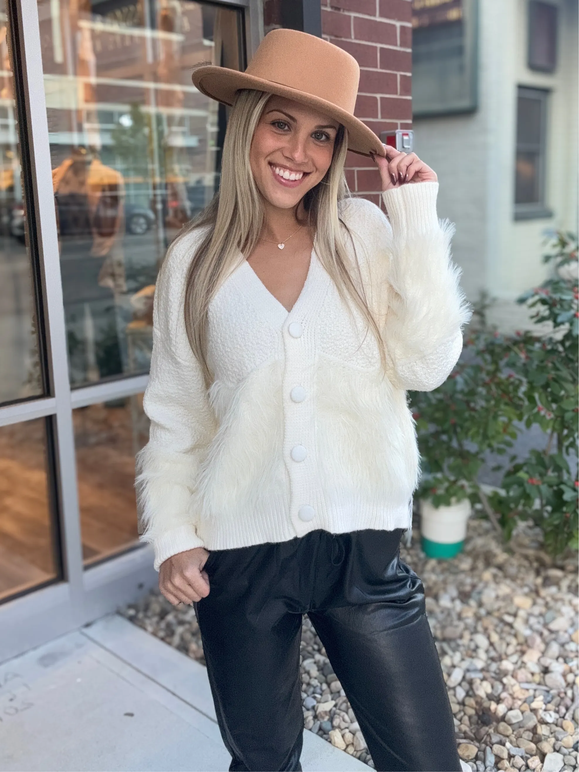 Vegan Leather Joggers
