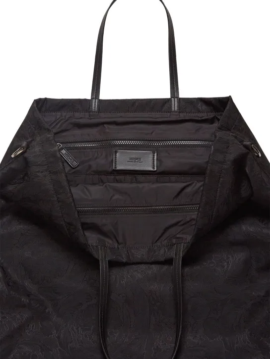 Versace   Barocco nylon tote bag 