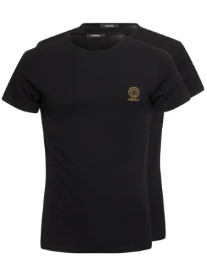 Versace   Pack of 2 Topeka stretch jersey t-shirts 