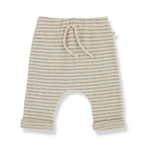 Vicens Striped Pants, Beige