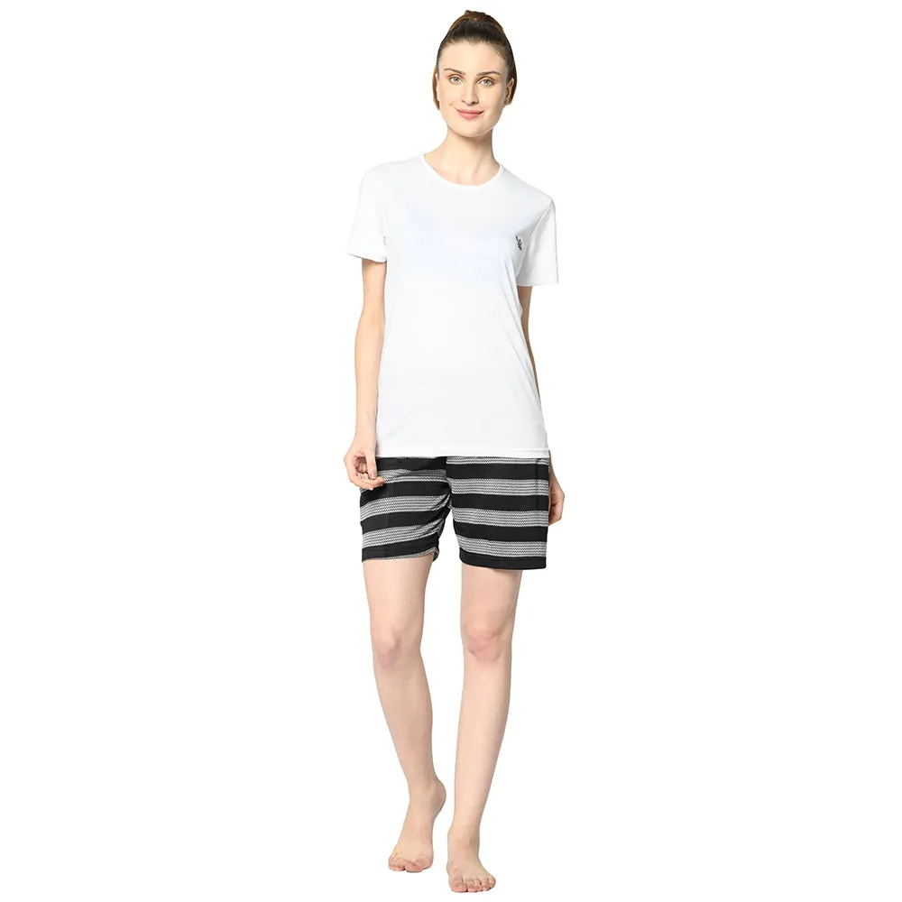 Vimal Jonney Black Shorts For Women's