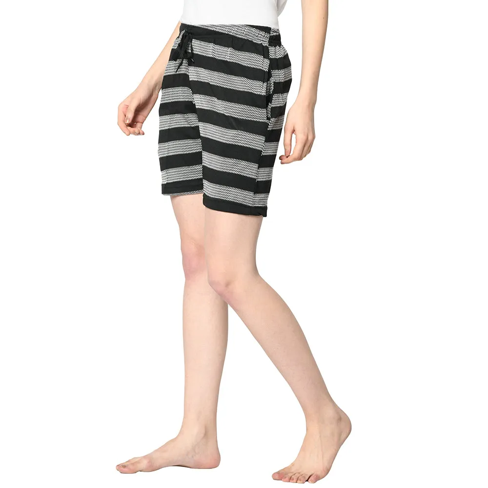 Vimal Jonney Black Shorts For Women's