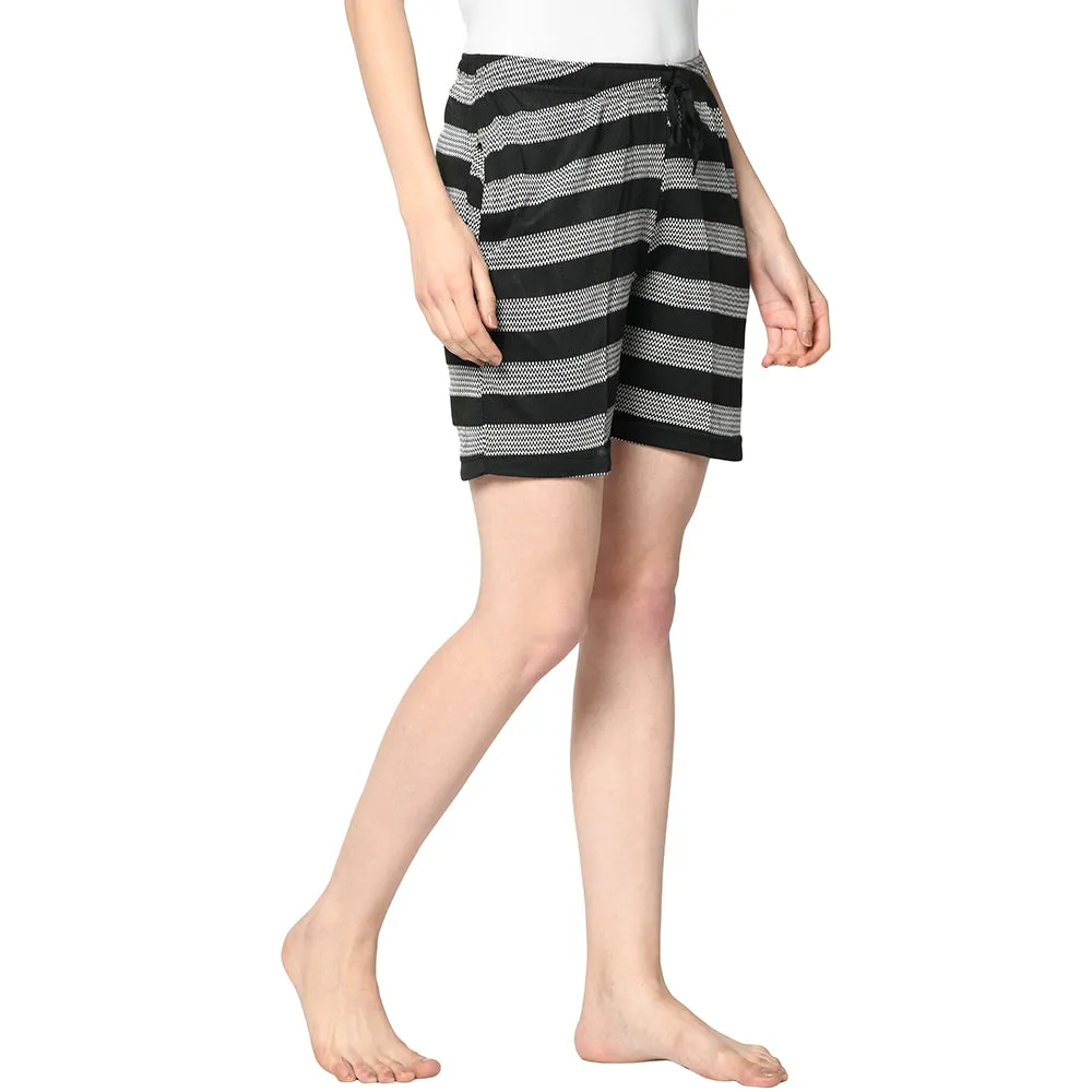 Vimal Jonney Black Shorts For Women's
