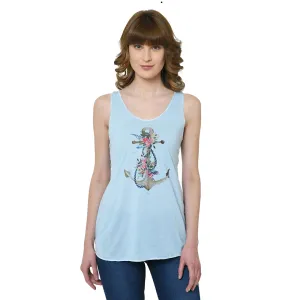 Vimal Jonney Blue Tank Top For Women's