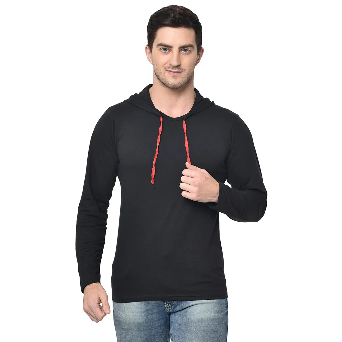 Vimal Jonney Full Sleeve Black T-shirt For Men's