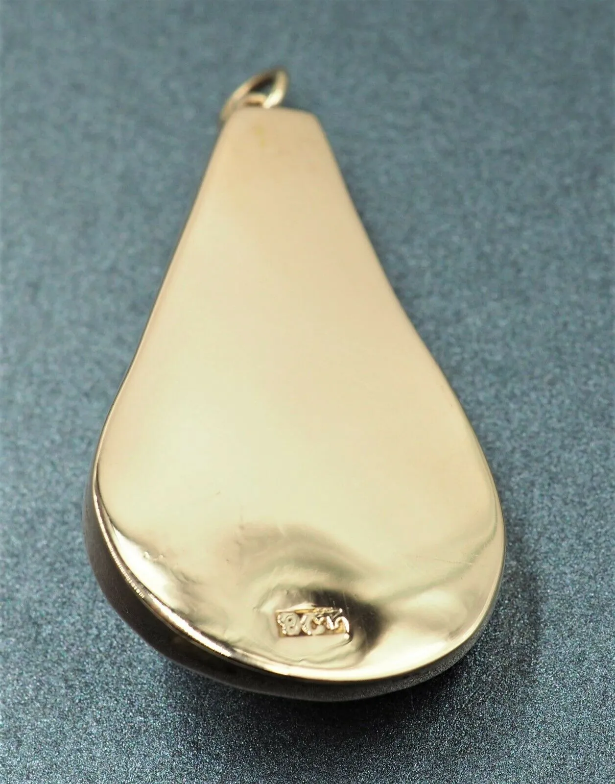 Vintage & Handmade 9ct Rose Gold Natural Mabe Pearl Pendant - Fine Jewellery