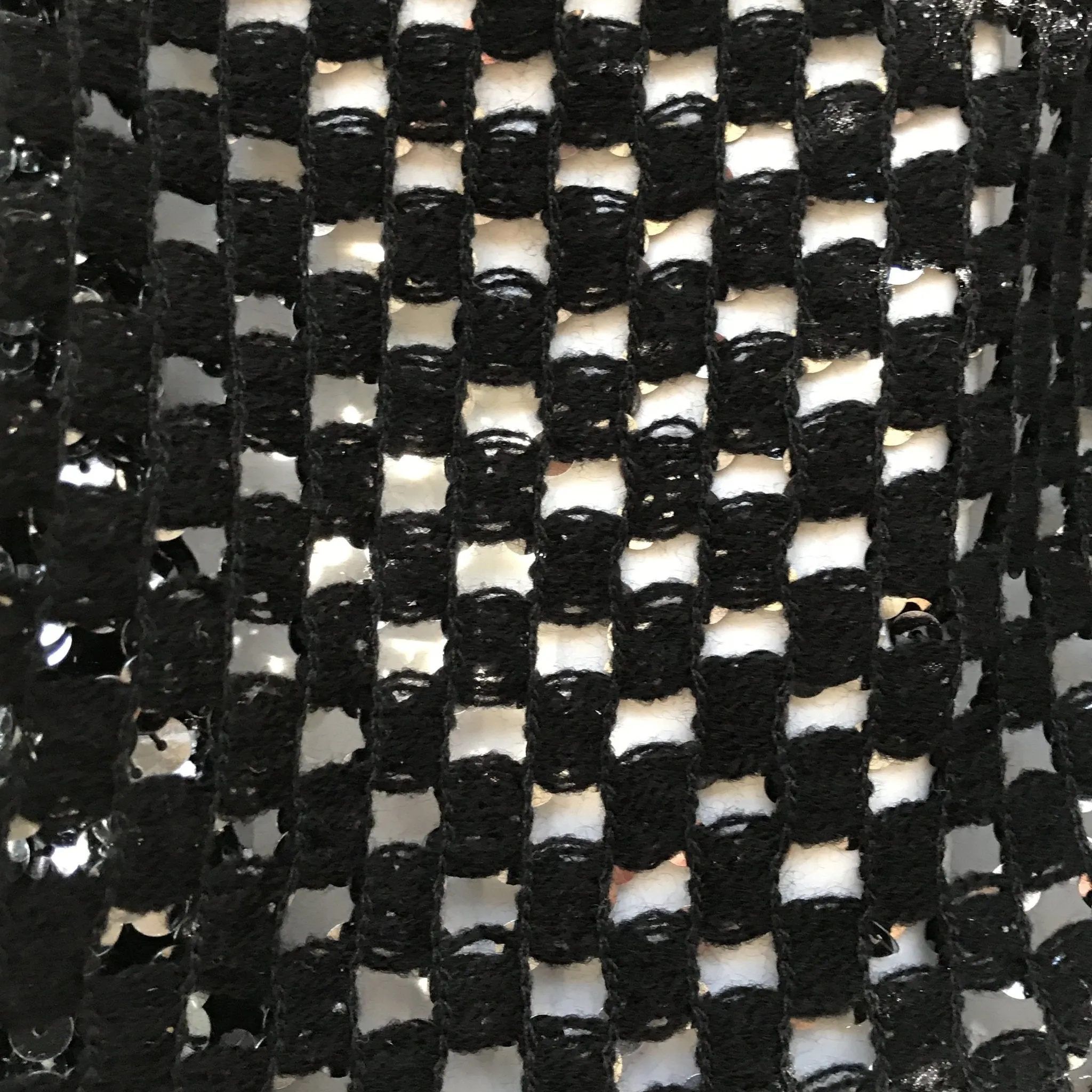 Vintage Black Sequin Cardigan or Jacket by Edith Flagg. Vintage Fashion Statement Piece.